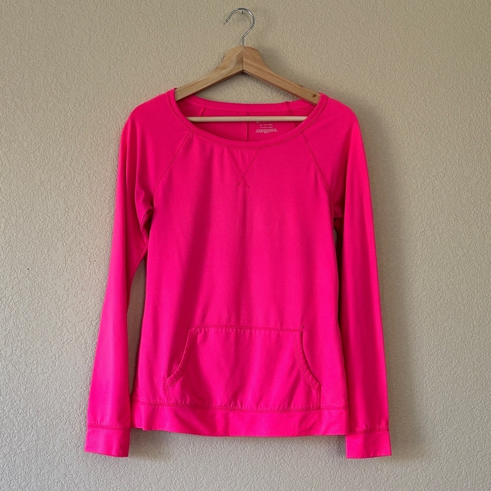 Tek Gear Hot Pink Long Sleeve Activewear Pullover. - Picture 1 of 4